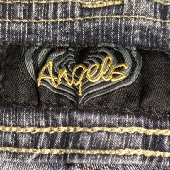 Angels Designer Flare Die Blue Jeans Size 7. - Picture 16 of 16